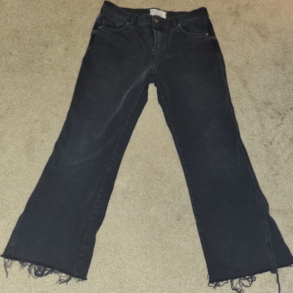 Free People Wide Leg Jeans
